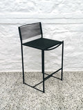 Spaghetti 164 Stool in Black by Giandomenico Belotti for Alias | Italian Postmodern | 1980s