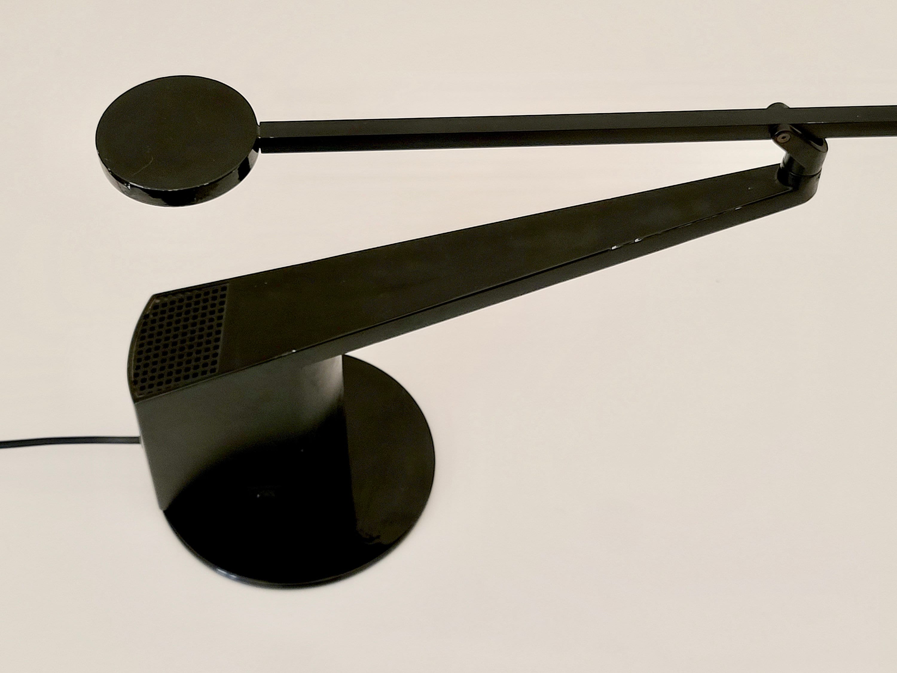 Ala Halogen Desk Lamp by Rodolfo Bonetto for Guzzini | Italian Postmodern | 1980s