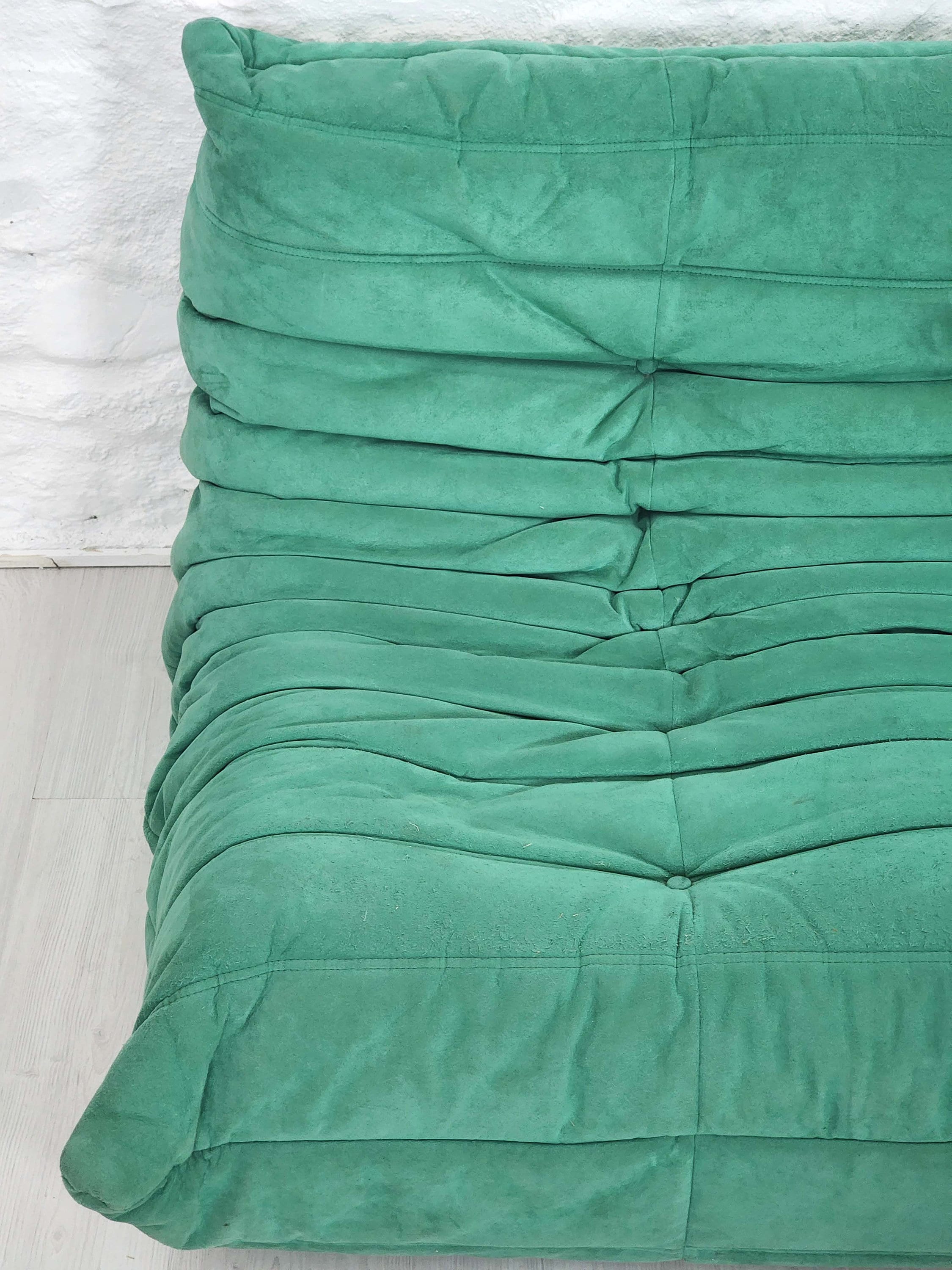 Togo Loveseat and Corner in Alcantara by Michel Ducaroy for Ligne Roset | French Space Age | 1970s