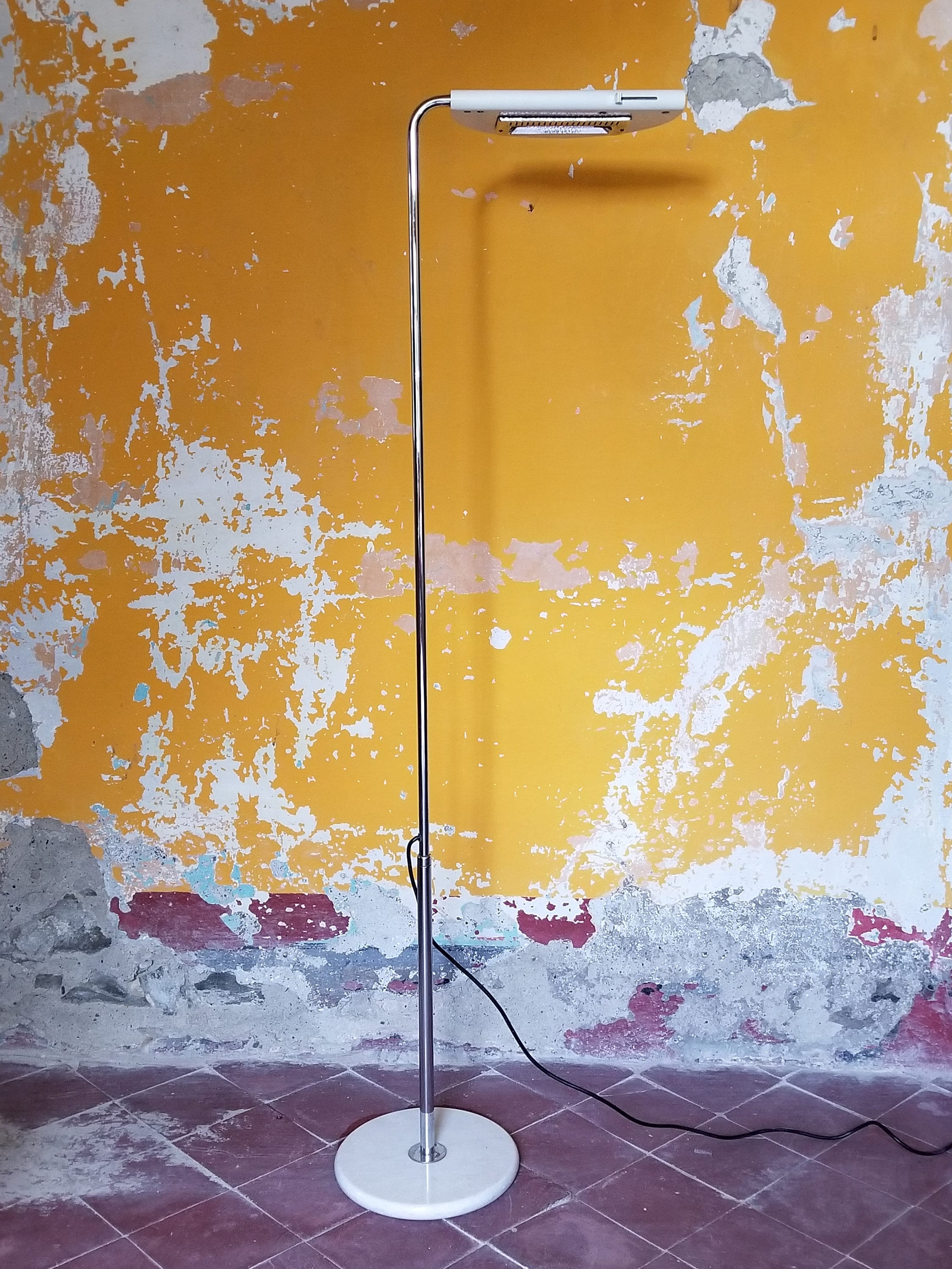 Mezzaluna Floor Lamp by Bruno Gecchelin for Skipper & Pollux | Italian Postmodern | 1970s