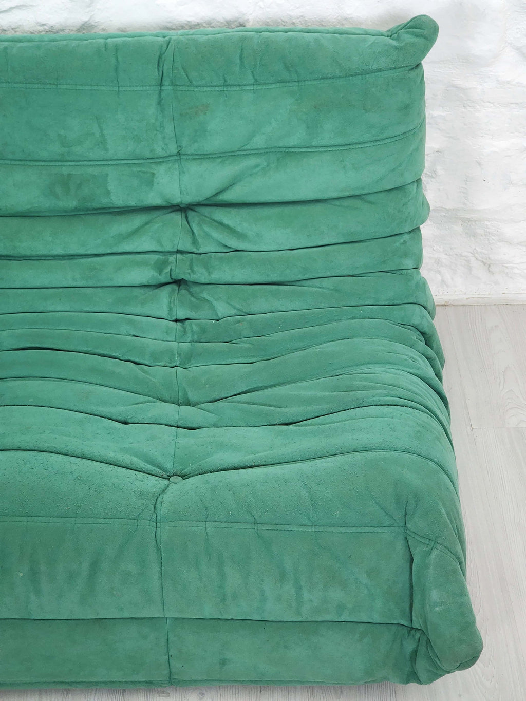 Togo Loveseat and Corner in Alcantara by Michel Ducaroy for Ligne Roset | French Space Age | 1970s