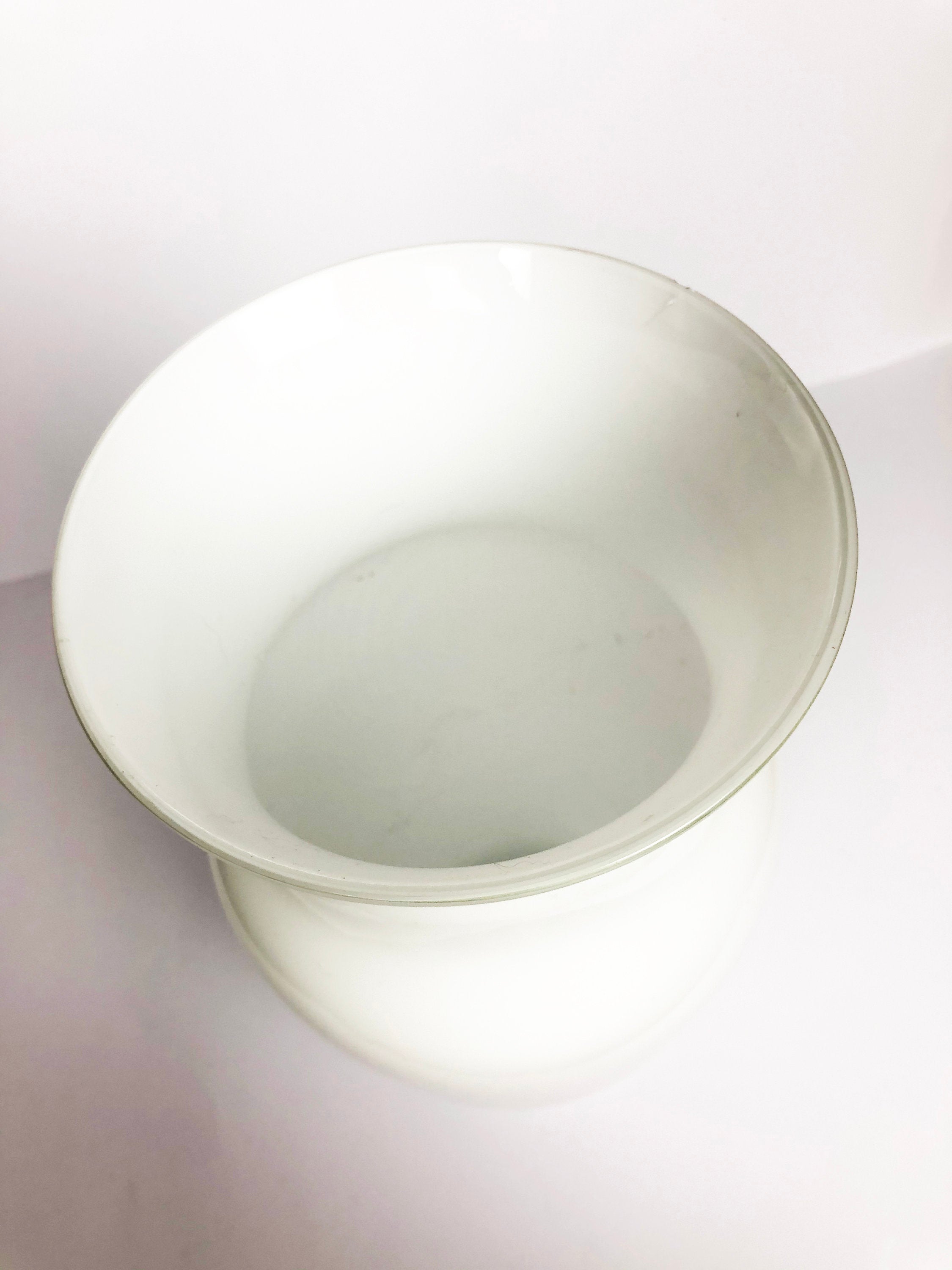 VERY RARE Murano Opaline Glass Vase by Tomaso Buzzi for Venini | Vintage Italian Design | 1930s