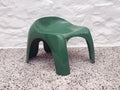 Efebo Plastic Stool in Green by Stacy Dukes for Artemide | Italian Space Age | 1960s