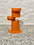 Pluvium Umbrella Stand Holder in Orange by Giancarlo Piretti for Anonima Castelli | Italian Space Age | 1970s