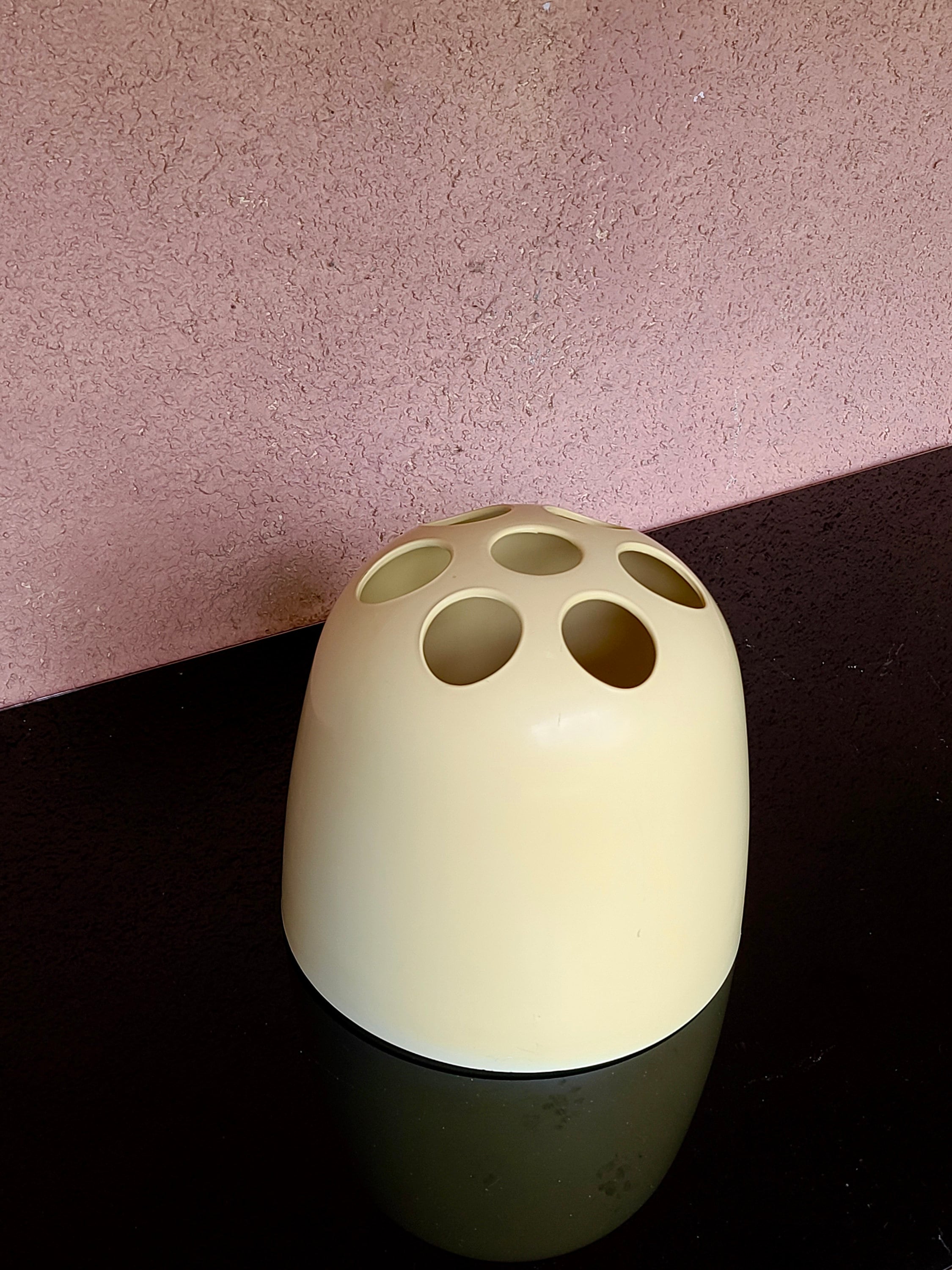 Dedalo Umbrella Stand in White by Emma Gismondi Schweinberger for Artemide | Italian Space Age | 1960s