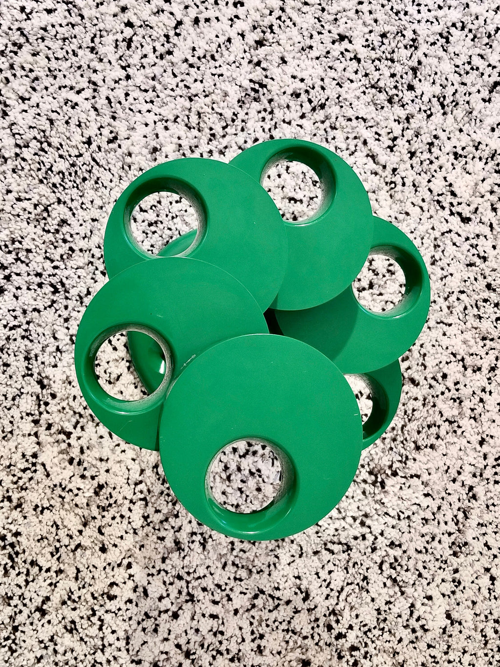 Pluvium Umbrella Stand Holder in Green by Giancarlo Piretti for Anonima Castelli | Italian Space Age | 1970s
