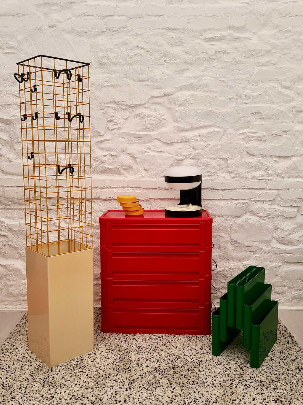 Wire Coat Rack by Anna Castelli Ferrieri for Kartell | Italian Postmodern | 1980s