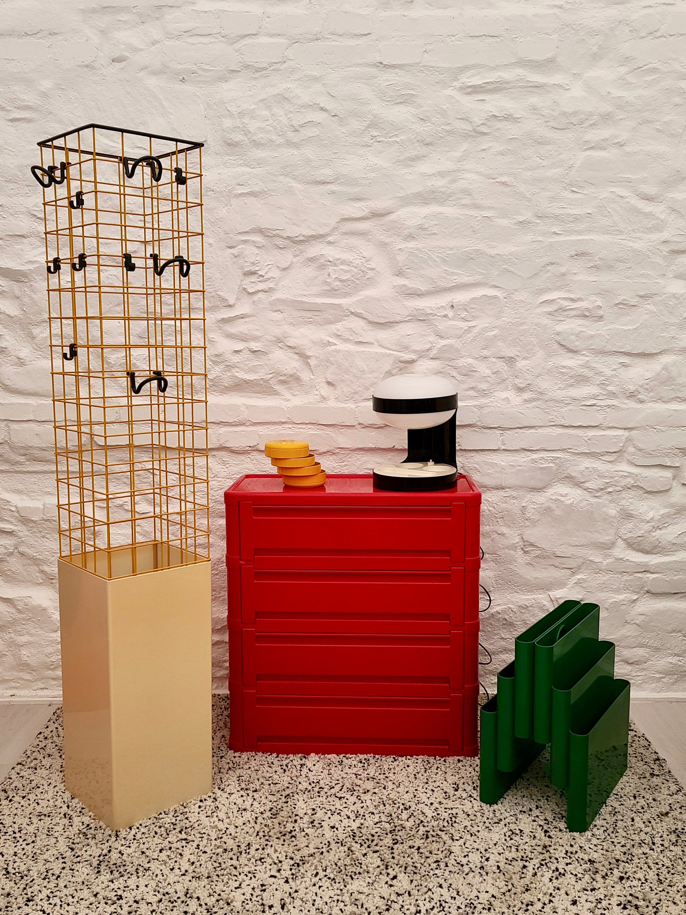 Wire Coat Rack by Anna Castelli Ferrieri for Kartell | Italian Postmodern | 1980s