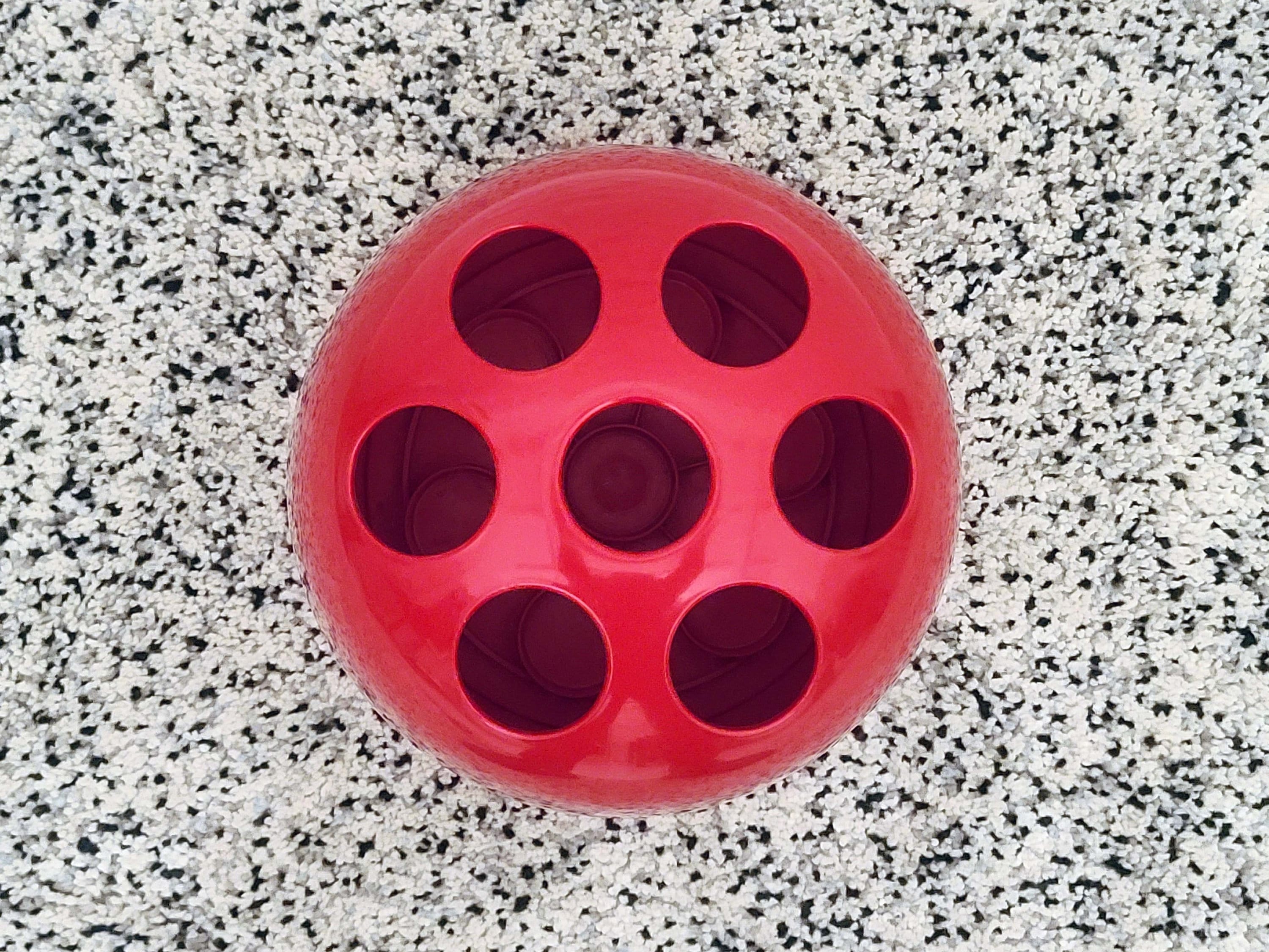 Dedalo Umbrella Stand in Red by Emma Gismondi Schweinberger for Artemide | Italian Space Age | 1960s