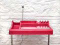 Orix Writing Desk in Red by Parigi and Prina for Molteni | Italian Space Age | 1970s