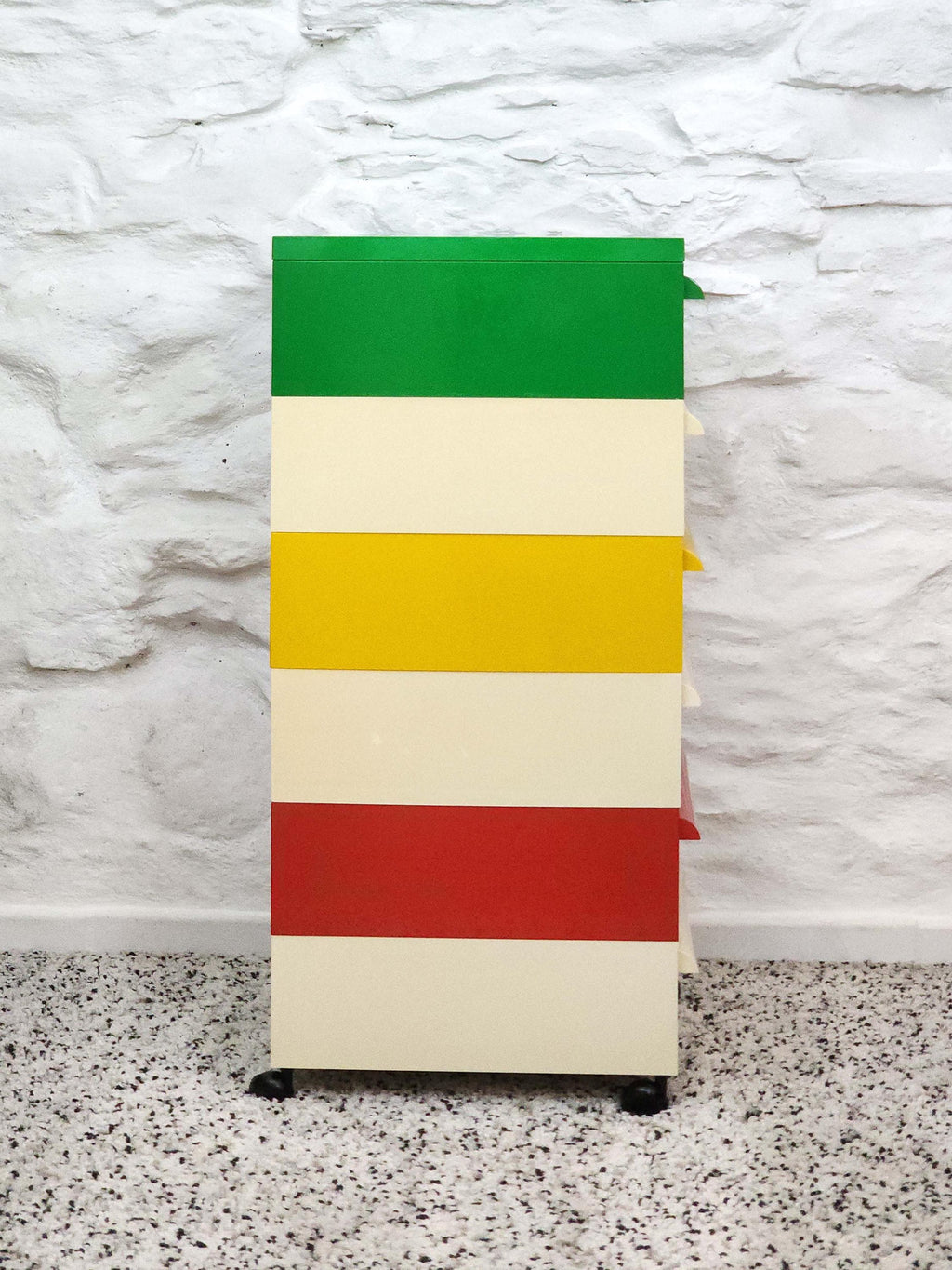 Plastic Stacking Drawers in Multicolor by Simon Fussell for Kartell | Italian Space Age | 1970s
