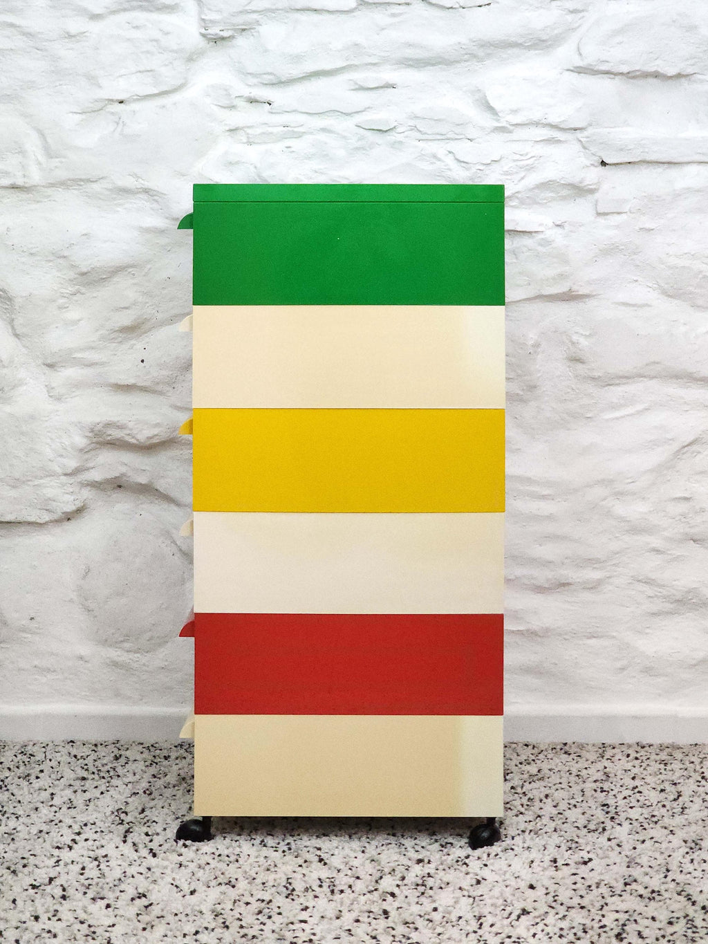 Plastic Stacking Drawers in Multicolor by Simon Fussell for Kartell | Italian Space Age | 1970s