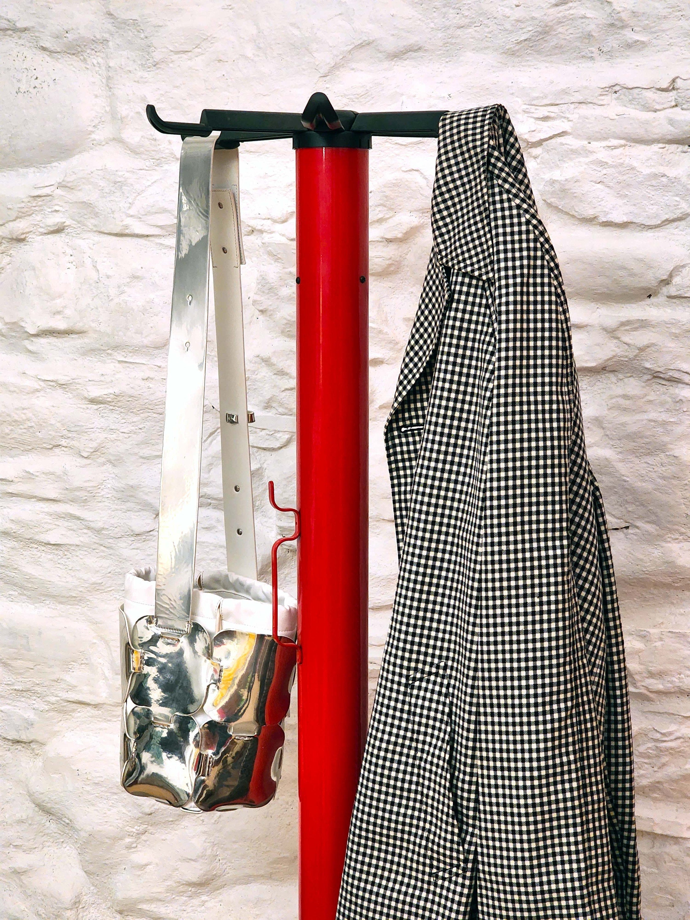 Vintage Coat Stand in Red by Magis | Italian Postmodern | 1980s