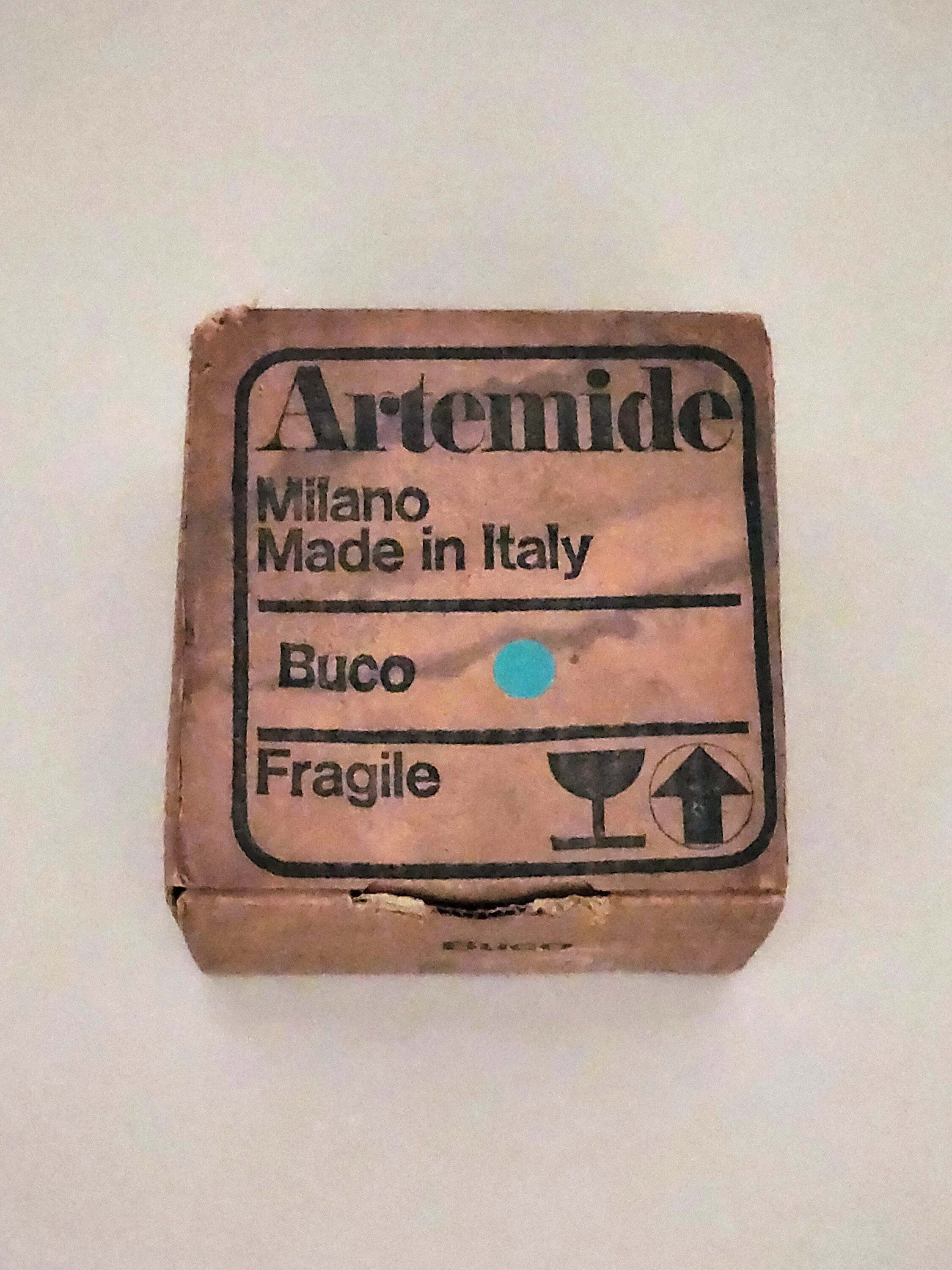 Buco Sconce Wall Light Ceiling Lamp by Claudio Dini for Artemide | Italian Space Age | 1970s