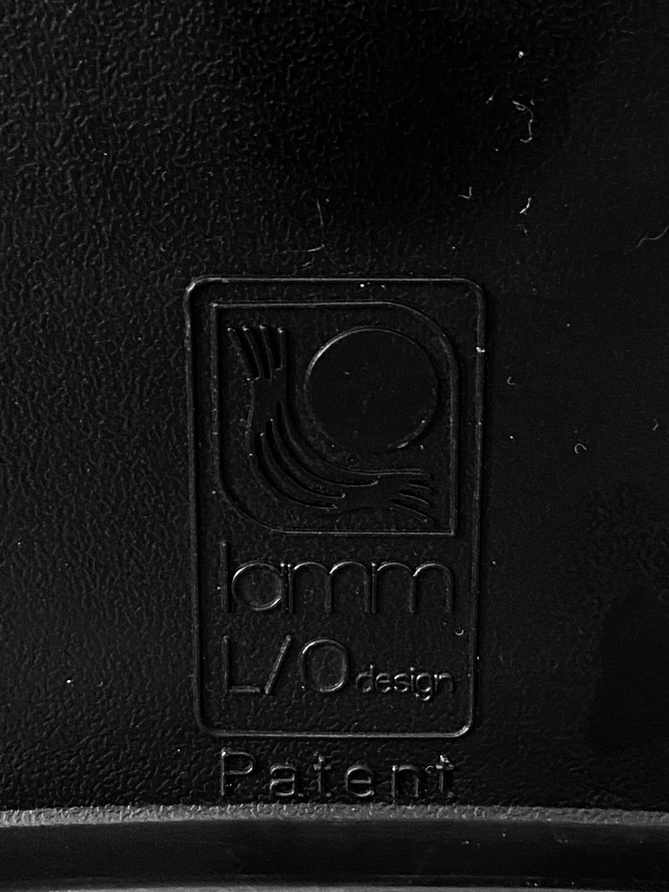 Clark CK3 Folding Chair in Black and White by Lucci & Orlandini for Lamm | Italian Postmodern Design | 1980s