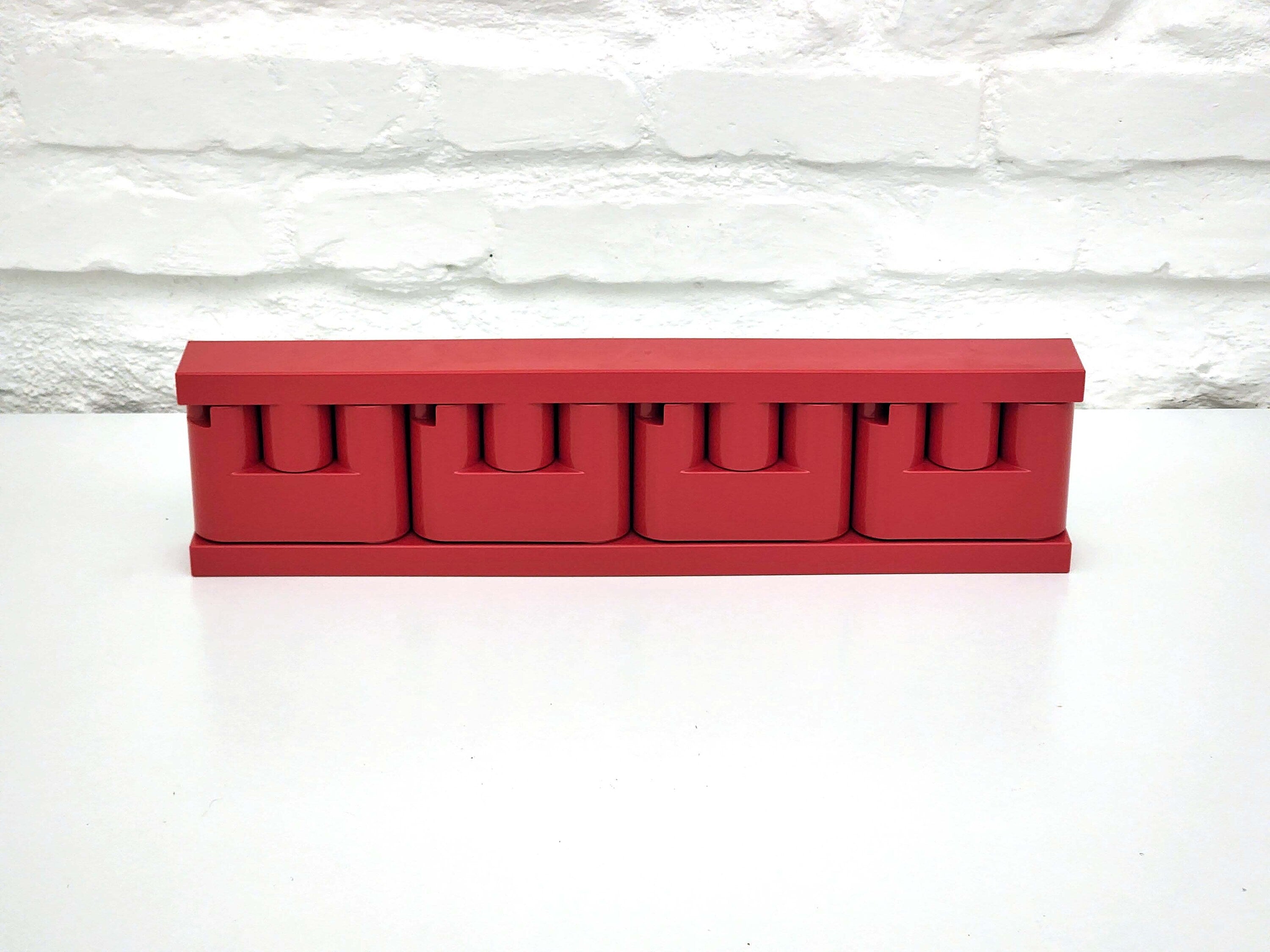 Mini VIP Coat Hook in Red by Benanti and Brunori for Velca | Brand New/Dead Stock | Italian Space Age | 1970s
