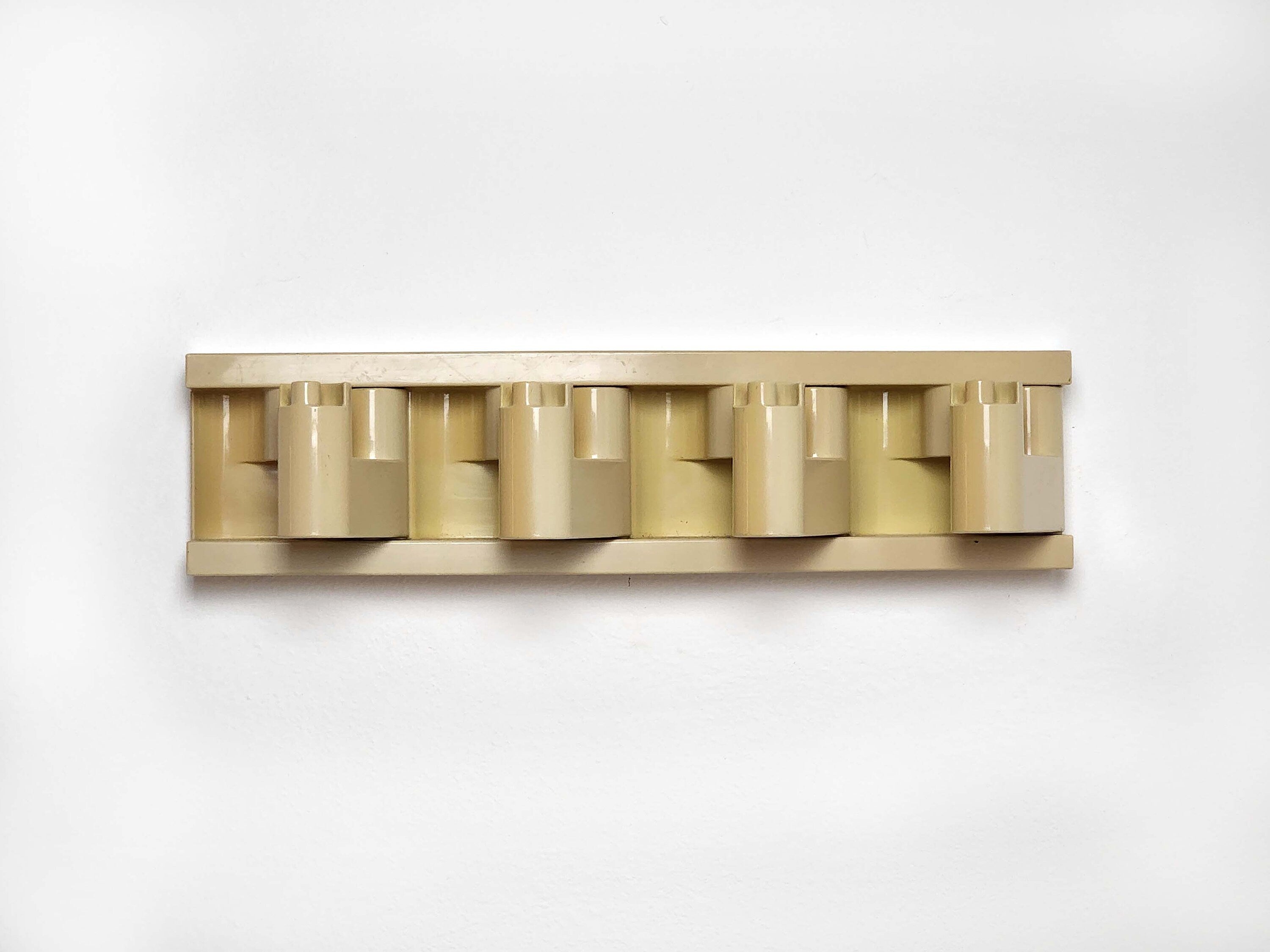 Mini VIP Coat Hook in Beige by Benanti and Brunori for Velca | Italian Space Age | 1970s