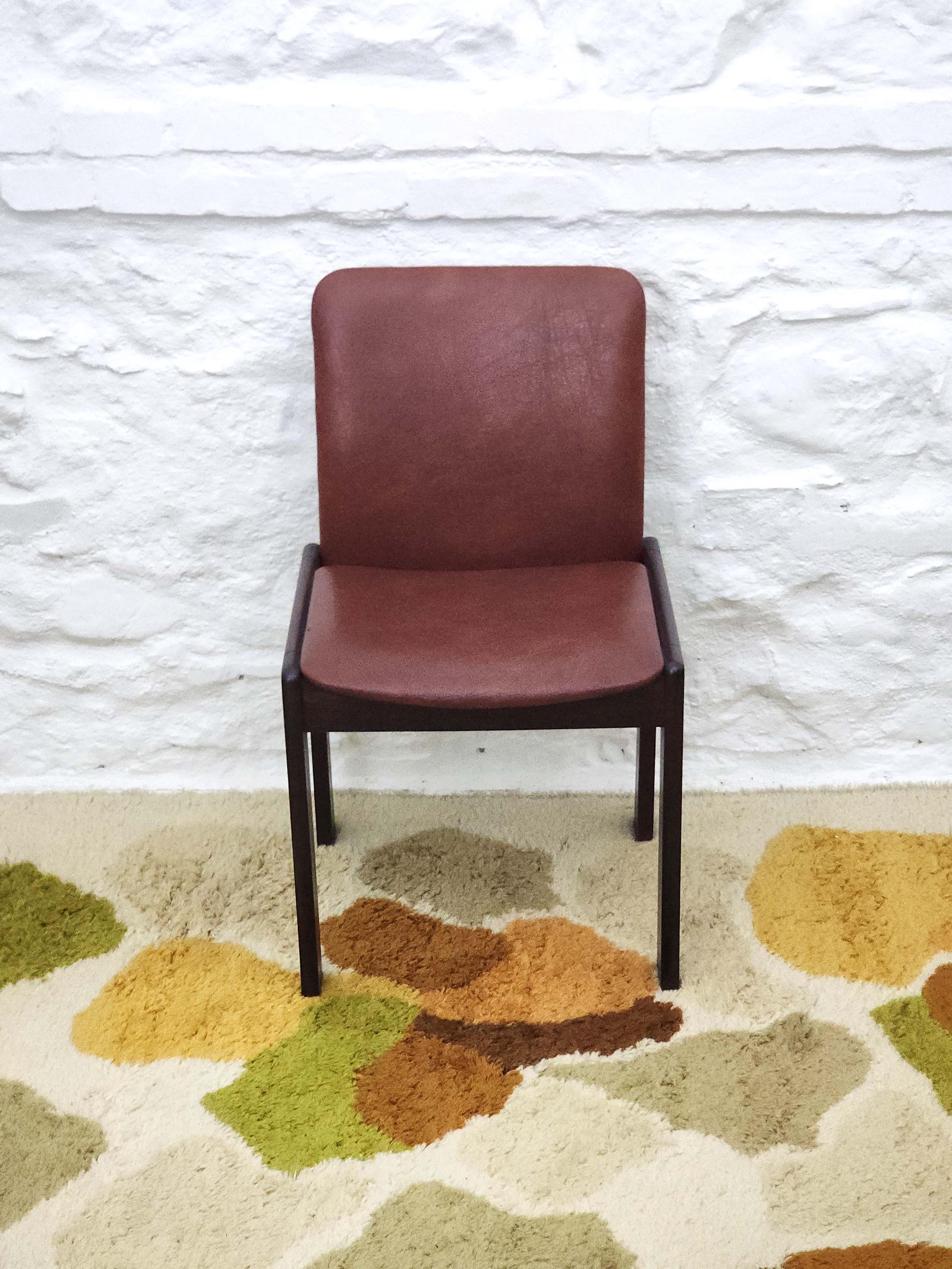 Dining Chair in style of Tobia Scarpa | Italian Midcentury Modern | 1960s