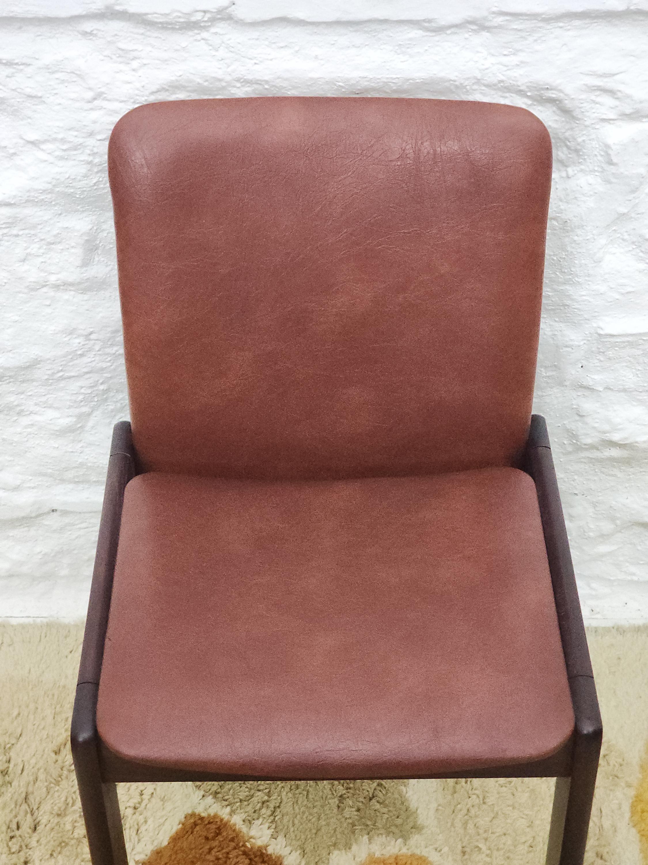 Dining Chair in style of Tobia Scarpa | Italian Midcentury Modern | 1960s