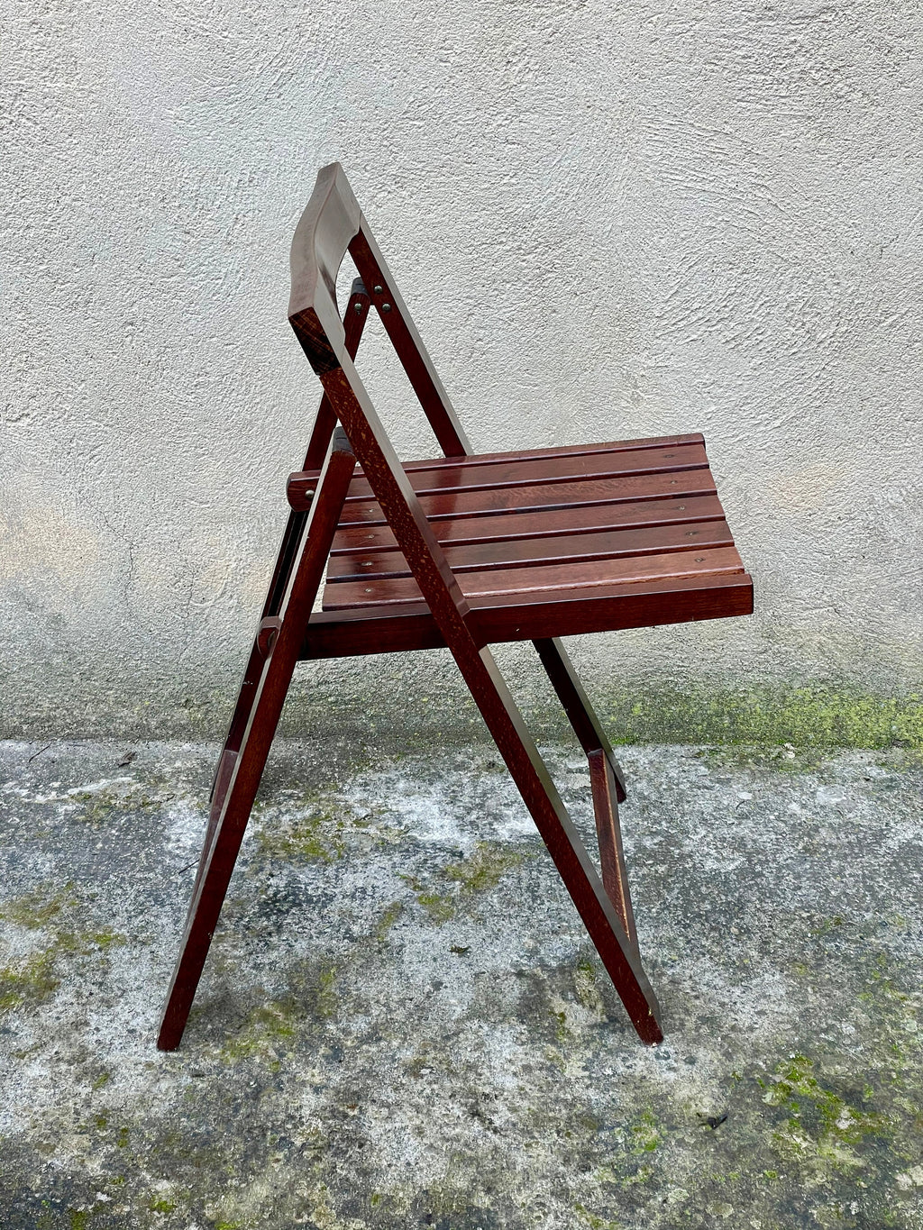 Wooden Folding Chairs in the style of Aldo Jacober Trieste for Alberto Bazzani | 1960s