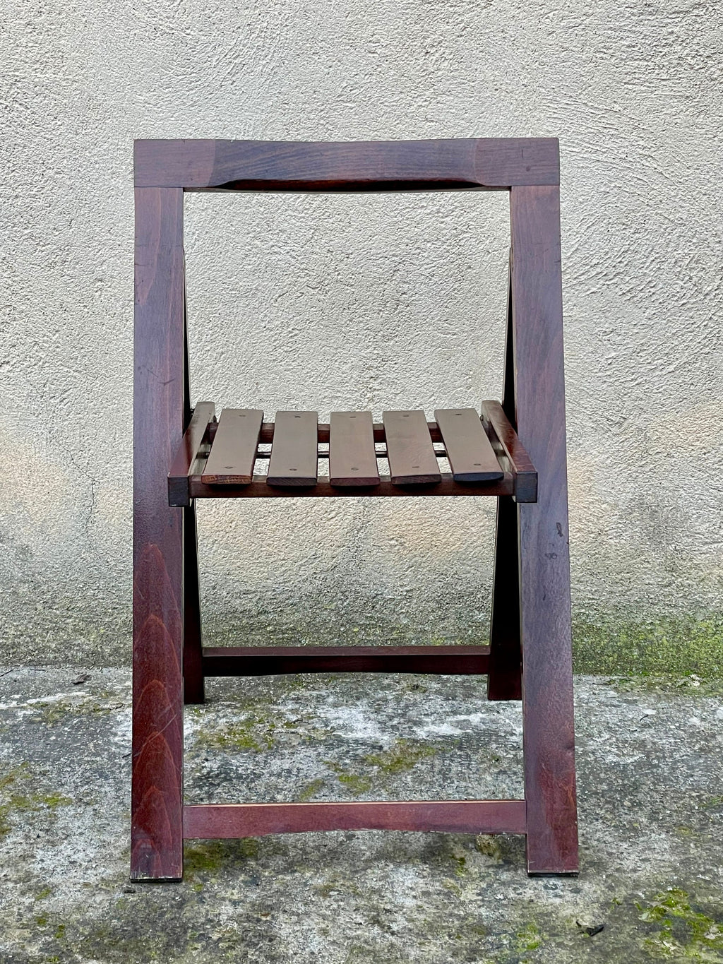 Wooden Folding Chairs in the style of Aldo Jacober Trieste for Alberto Bazzani | 1960s