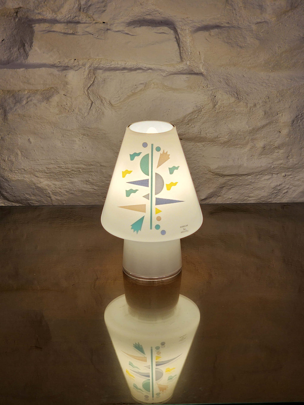 Bibi Sidecar Murano Glass Table Lamps by Alessandro Mendini for Artemide | Italian Postmodern | 1990s