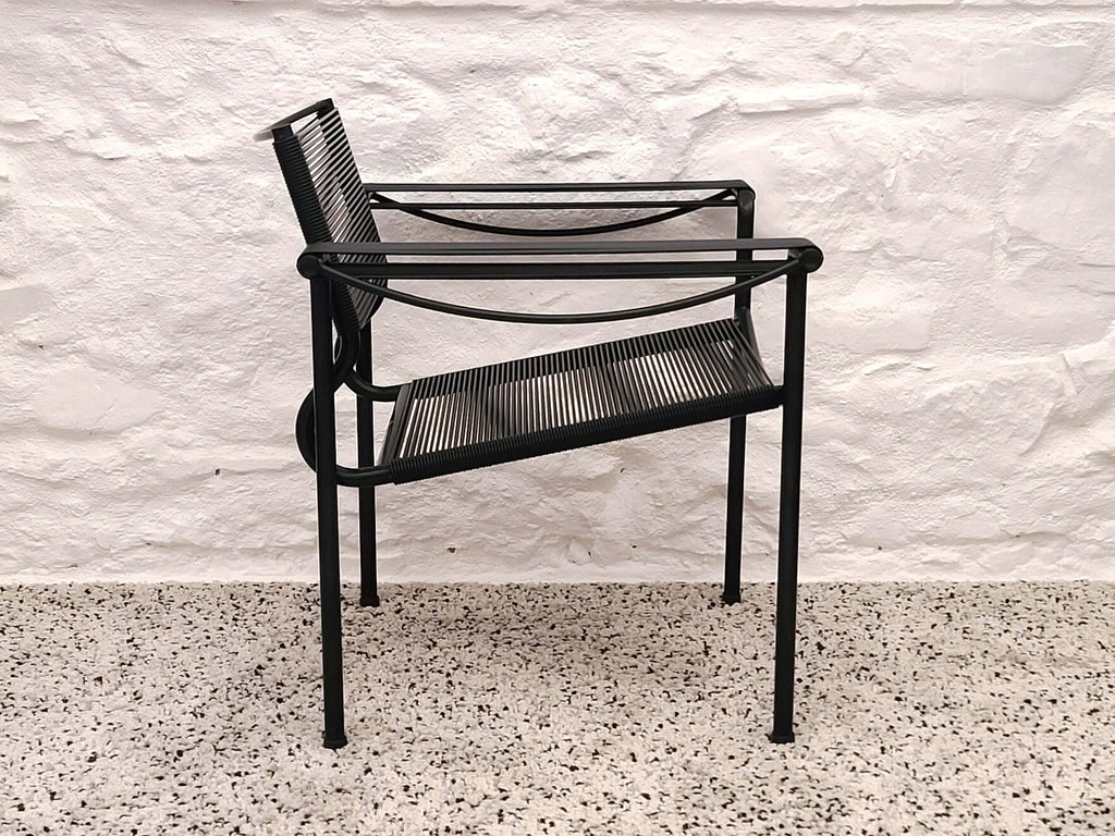 Black Spaghetti 109 Armchair Chair by Giandomenico Belotti for Alias | Postmodern | Vintage Italian Design | 1980s