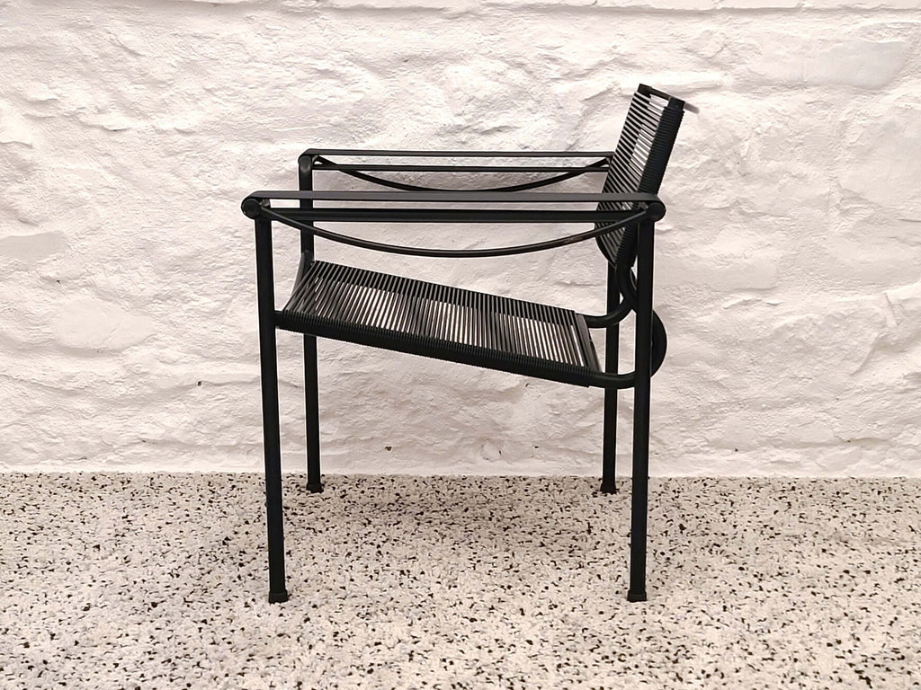 Black Spaghetti 109 Armchair Chair by Giandomenico Belotti for Alias | Postmodern | Vintage Italian Design | 1980s