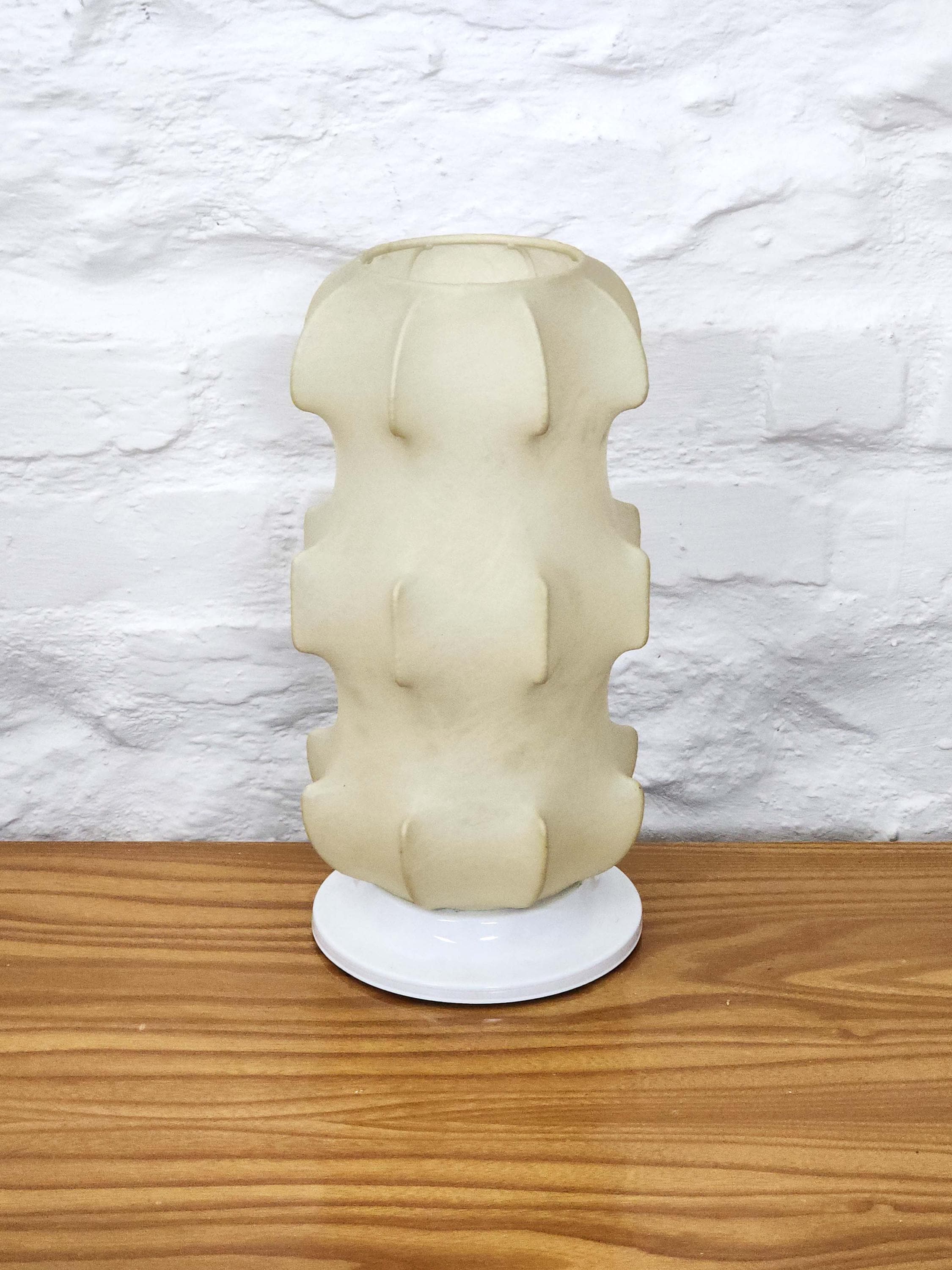 Vintage Resin Cocoon Table Lamp in the style of Castiglioni | Italian Midcentury Modern | 1960s